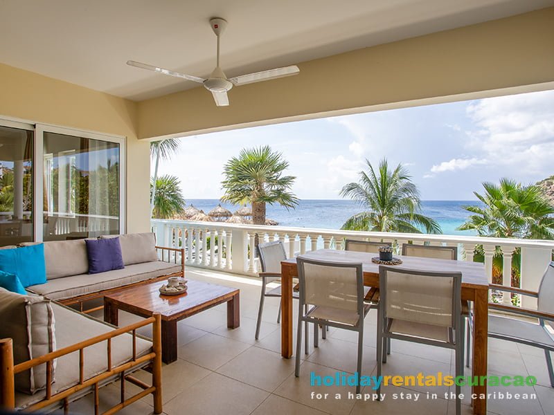 apartment rental with seaview blue bay curacao