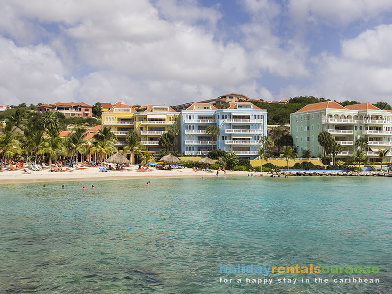 Apartment for rent directly on the beach of Blue Bay Curacao