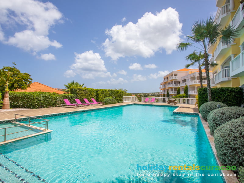 Pool apartment blue bay golf and beach resort curacao
