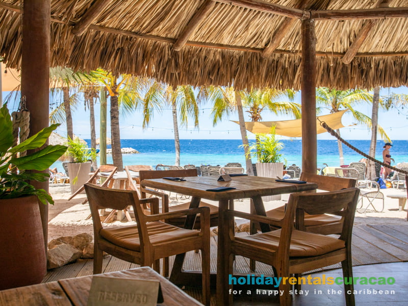 Restaurant Coast on the beach of the blue bay golf and beach resort Curacao