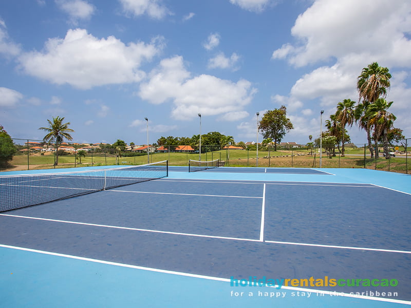 Tenniscourt on blue bay resort Curacao